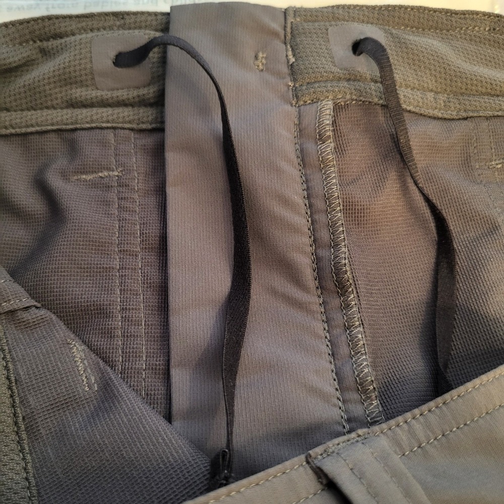 Patagonia Gray Technical Hiking Pants Straight Leg Adjustable Hem Mens 32 - Picture 11 of 12